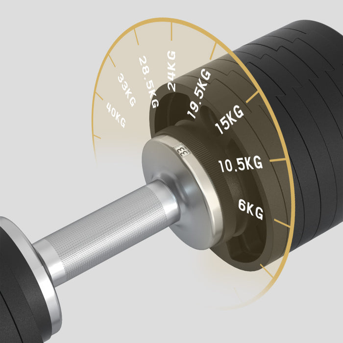 SNODE AD-6-40 KG Adjustable Dumbbell 1x40 kg (1 pc.)