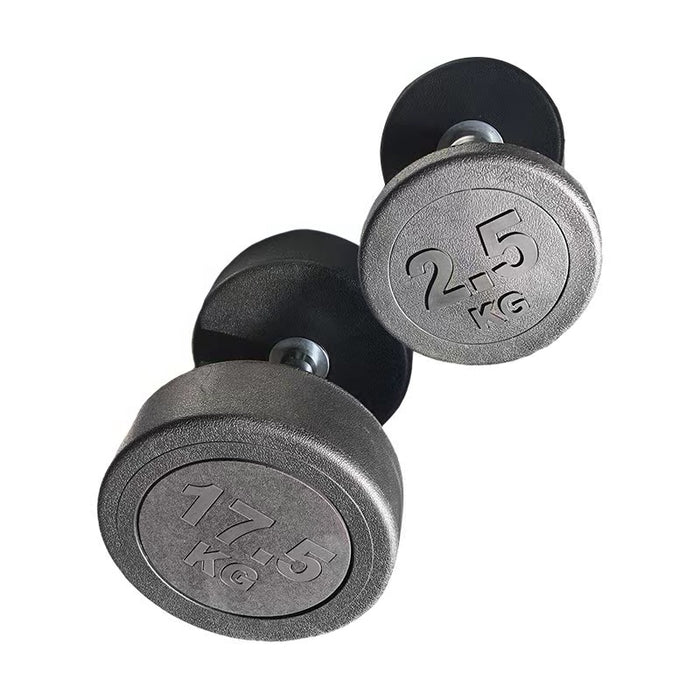 Round Dumbbell 5 kg - Rubber coated 1 pc.