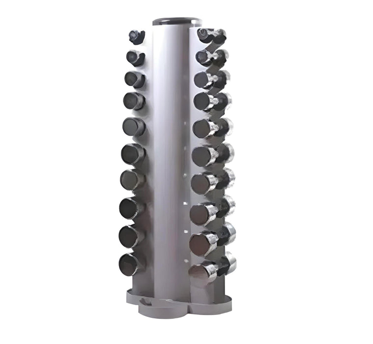 Chrome Dumbbells 1-10 kg. With tripod. PACKAGE OFFER