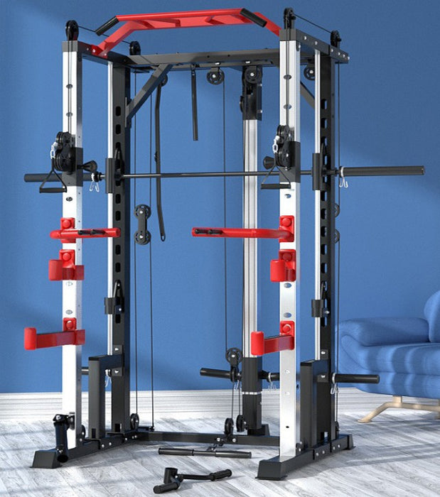 Powerrack - Squat and Bench Press rack with cable pull extended version